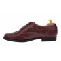 Pantofi dama casual din piele naturala, culoare grena, P29GRENA